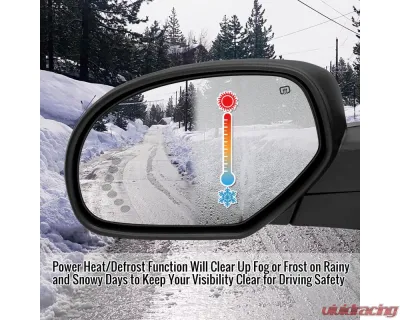 Spec-D Black Auto-Fold Side Mirror w/ LED Puddle & Turn Signal Light - Driver Side Only Chevrolet | GMC 2007-2013 - RMV-SIV07HP-AT-FS-L