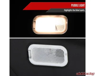 Spec-D Black Auto-Fold Side Mirror w/ LED Puddle & Turn Signal Light - Driver Side Only Chevrolet | GMC 2007-2013 - RMV-SIV07HP-AT-FS-L