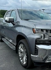 Spec-D Chrome Manual-Fold Side Mirror w/ LED Puddle & Turn Signal Light - Passenger Side Only Chevrolet Silverado 1500 2019-2024                                     - RMV-SIV1915CHP-FS-R - Image 9