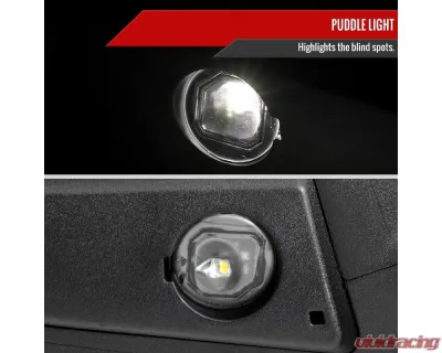 Spec-D Chrome Auto-Fold Side Mirror w/ LED Puddle & Turn Signal Light - Driver Side Only Chevrolet Silverado 1500 2019-2024 - RMV-SIV1915CHPATL-FS