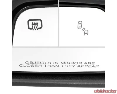 Spec-D Chrome Auto-Fold Side Mirror w/ LED Puddle & Turn Signal Light - Passenger Side Only Chevrolet Silverado 1500 2019-2024 - RMV-SIV1915CHPATR-FS