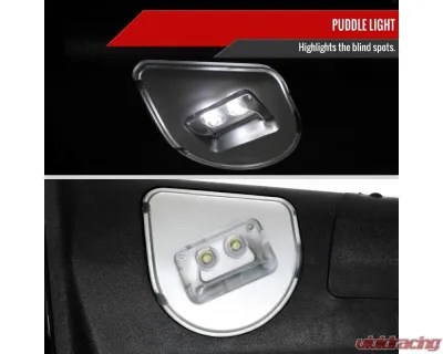 Spec-D Chrome Auto-Fold Side Mirror w/ LED Puddle & Turn Signal Light - Driver Side Only Ram 2500 | 3500 2019-2022 - RMX-RAM1925CHPATL-FS