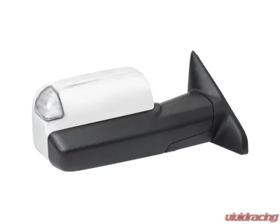 Spec-D Chrome Auto-Fold Side Mirror w/ LED Puddle & Turn Signal Light - Passenger Side Only Ram 2500 | 3500 2019-2022 - RMX-RAM1925CHPATR-FS