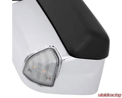 Spec-D Chrome Auto-Fold Side Mirror w/ LED Puddle & Turn Signal Light - Passenger Side Only Ram 2500 | 3500 2019-2022 - RMX-RAM1925CHPATR-FS