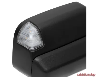 Spec-D Black Manual-Fold Side Mirror w/ LED Puddle & Turn Signal Light - Passenger Side Only Ram 2500 | 3500 2019-2022 - RMX-RAM1925HP-FS-R