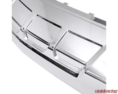 Spec-D Chrome Front Bumper Lower Valance Skid Plate Chevrolet Silverado 1500 2022-2024 - SKD-SIV2215C-JB