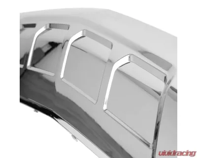Spec-D Chrome Front Bumper Lower Valance Skid Plate Chevrolet Silverado 1500 2022-2024 - SKD-SIV2215C-JB