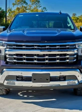 Spec-D Chrome Front Bumper Lower Valance Skid Plate Chevrolet Silverado 1500 2022-2024                                     - SKD-SIV2215C-JB - Image 10