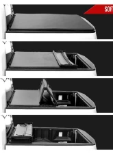 Spec-D 6'6" Standard Bed Soft Quad-Fold Tonneau Cover Chevrolet | GMC 1999-2007                                     - TC4-SIV99-65-SP - Image 3