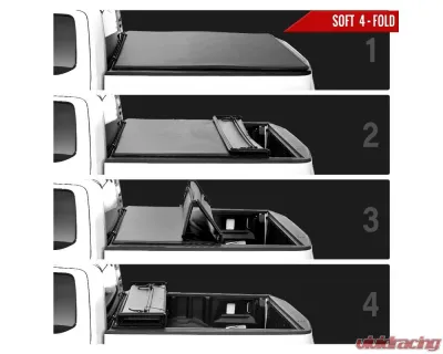 Spec-D 6'6" Standard Bed Soft Quad-Fold Tonneau Cover Chevrolet | GMC 1999-2007 - TC4-SIV99-65-SP