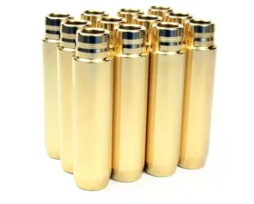 GSC P-D Set of 12 STD Style Manganese Bronze Intake | Exhaust Valve Guide Porsche GT3 CUP 996 | 997 2002-2009