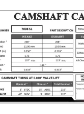 GSC P-D 268/268 Billet S1 Camshaft Mitsubishi 4G63T Evolution 4-8 1997-2005                                     - 7008S1 - Image 2