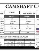 GSC P-D 264 | 264 Billet S1 Camshafts Nissan VR38DETT GT-R 2007-2002                                     - 7045S1 - Image 2