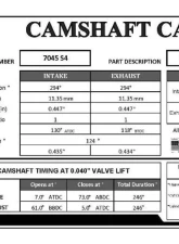 GSC P-D 290 | 290 Billet S4 Camshafts Nissan VR38DETT                                     - 7045S4 - Image 2