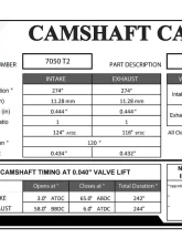 GSC P-D Gen 1 274 | 274 Billet T2 Camshafts Nissan VQ35DE                                     - 7050T2 - Image 2
