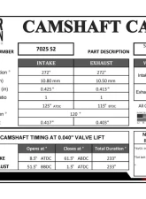 GSC S2 Camshafts Set P-D 272/272 Billet Subaru WRX | STI 2004-2007                                     - 7025S2 - Image 3