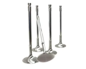 GSC P-D Series Chrome Polished Super Alloy Exhaust Valve Set 32mm for Subaru EJ205 EJ207 EJ258 1999-2015