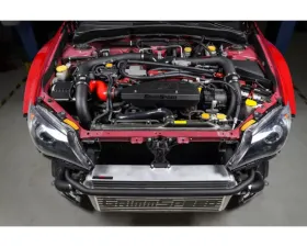 GrimmSpeed Front Mount Intercooler Kit Raw Core / Black Pipe Subaru STI 2008-2014