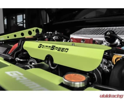 GrimmSpeed Neon Green Powdercoat Alternator Cover  Subaru Turbo EJ - 099050