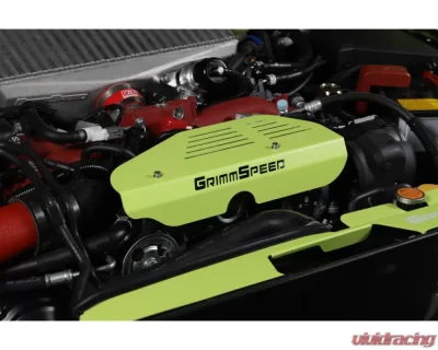 GrimmSpeed Neon Green Powdercoat Alternator Cover  Subaru Turbo EJ - 099050