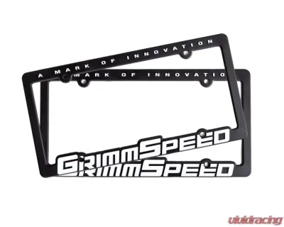 GrimmSpeed Pair License Plate Frame - 111002