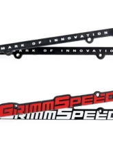 GrimmSpeed Single License Plate Frame GrimmSpeed Text                                     - 111006 - Image 4