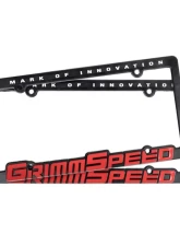 GrimmSpeed Single License Plate Frame GrimmSpeed Text                                     - 111006 - Image 4