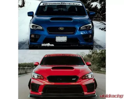 GrimmSpeed 43 Inches White Windshield Banner - 111035