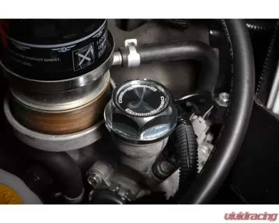 GrimmSpeed Clear Zinc Subaru The Bolt Oil Cap - 120014C