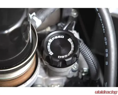 GrimmSpeed Subaru Cool Touch Version 2 Delrin Black Oil Cap - 120019