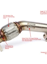 GrimmSpeed Up Pipe 3-Bolt Inlet                                     - 7064 - Image 3