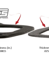 GrimmSpeed Pair Top Mount Intercooler Y-Pipe Gasket Subaru WRX | STI 2002-2021                                     - 20024 - Image 3
