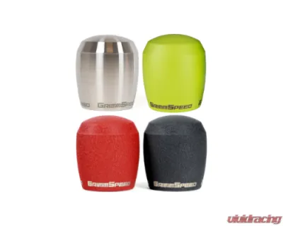 GrimmSpeed Stainless Steel Raw M12x1.25 Manual Stubby Shift Knob - 38011