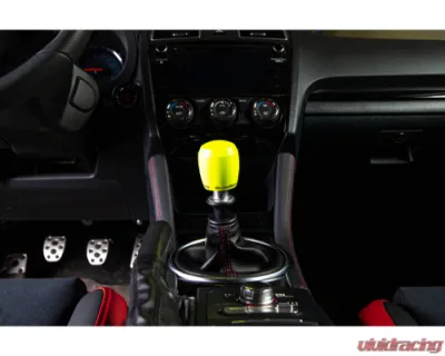 GrimmSpeed Stainless Steel Raw M12x1.25 Manual Stubby Shift Knob - 38011
