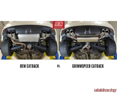 GrimmSpeed Resonated Catback Exhaust System - 70045