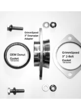 GrimmSpeed 3 Inch Downpipe To OEM Catback Adapter Kit Subaru                                     - 77044 - Image 2