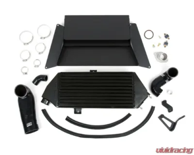 GrimmSpeed Black Thermal Dispersant Top Mount Intercooler Kit Subaru WRX 2008-2014 - 90044