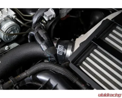 GrimmSpeed Black Top Mount Intercooler Charge Pipe Kit - 90113