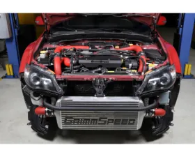 GrimmSpeed Front Mount Intercooler Kit Inc. Black Piping Subaru 08-14 STI