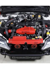 GrimmSpeed Red Piping Front Mount Intercooler Kit Subaru WRX 2008-2014                                     - 90229 - Image 4