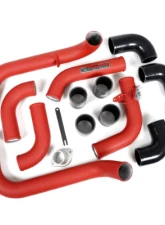 GrimmSpeed Red Piping Front Mount Intercooler Kit Subaru WRX 2008-2014                                     - 90229 - Image 10