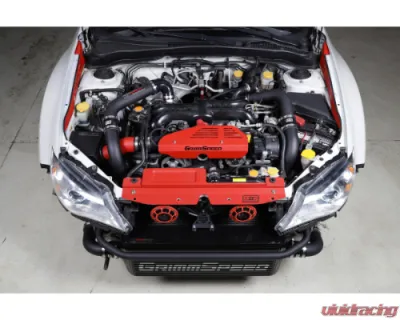 GrimmSpeed Black Piping Front Mount Intercooler Kit Subaru WRX 2008-2014 - 90230