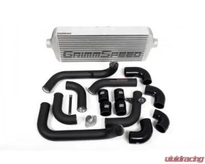 GrimmSpeed Black Piping Front Mount Intercooler Kit Subaru WRX 2008-2014 - 90230