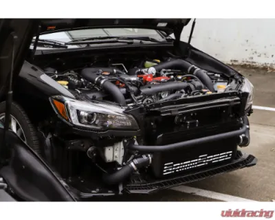 GrimmSpeed Red Piping Front Mount Intercooler Kit Subaru STI 2015-2021 - 90236