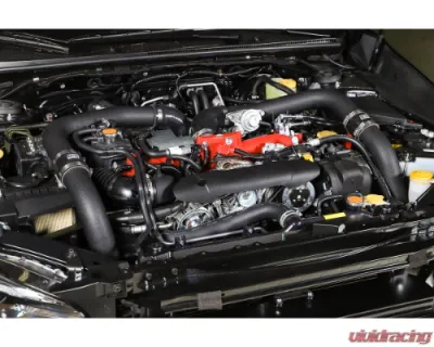 GrimmSpeed Black Piping Front Mount Intercooler Kit Subaru STI 2015-2021 - 90237