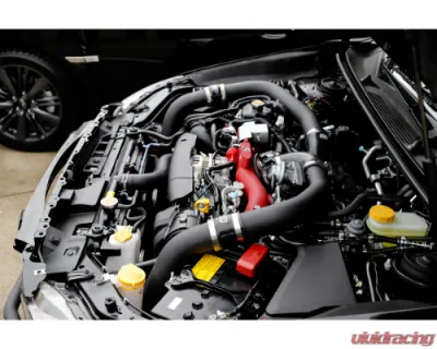 GrimmSpeed Black Piping Front Mount Intercooler Kit Subaru STI 2015-2021 - 90237