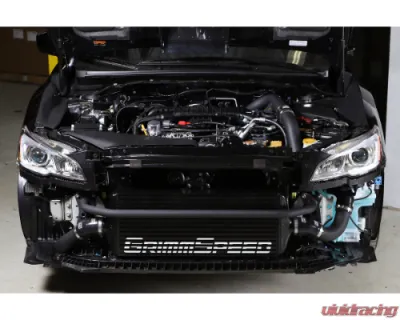 GrimmSpeed Red Piping Front Mount Intercooler Kit - 90238