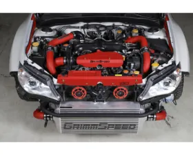 GrimmSpeed Black Piping Front Mount Intercooler Kit for 2008-2014 Subaru WRX