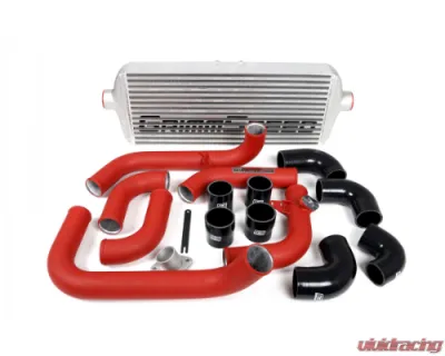 GrimmSpeed Black Piping Front Mount Black Coated Intercooler Kit Subaru WRX 2008-2014 - 90252