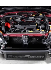 GrimmSpeed Black Piping Front Mount Black Coated Intercooler Kit Subaru STI 2008-2014                                     - 90254 - Image 4